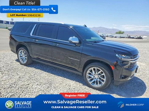 Used 2021 Chevrolet Suburban Premier w/ Premium Package AWD/4WD image 5