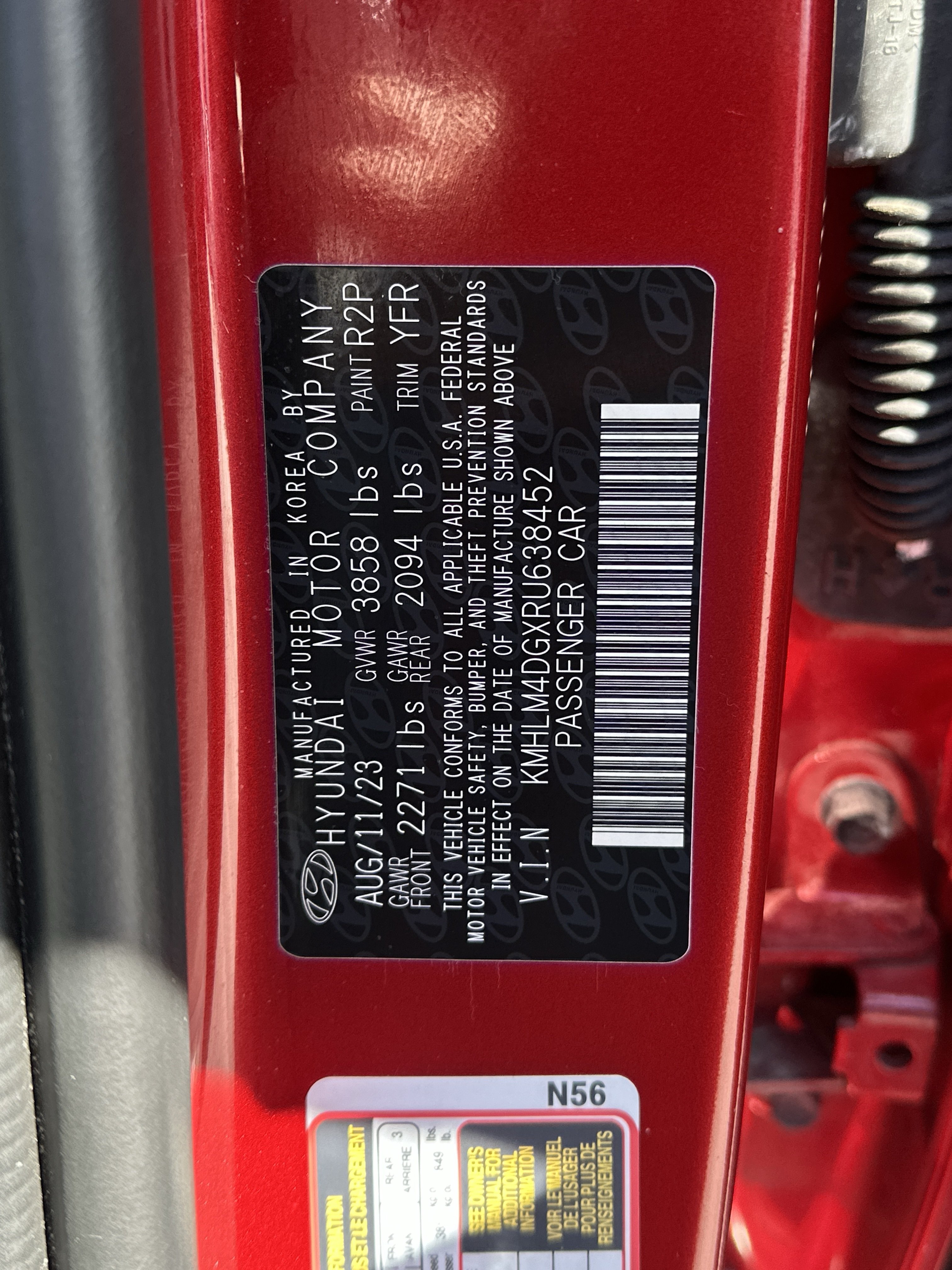 Certified 2024 Hyundai Elantra SEL FWD image 30
