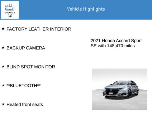 Used 2021 Honda Accord Sport Special Edition image 7