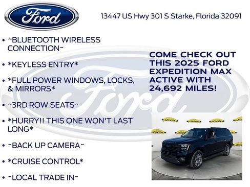 Certified 2025 Ford Expedition Max Active AWD/4WD image 12