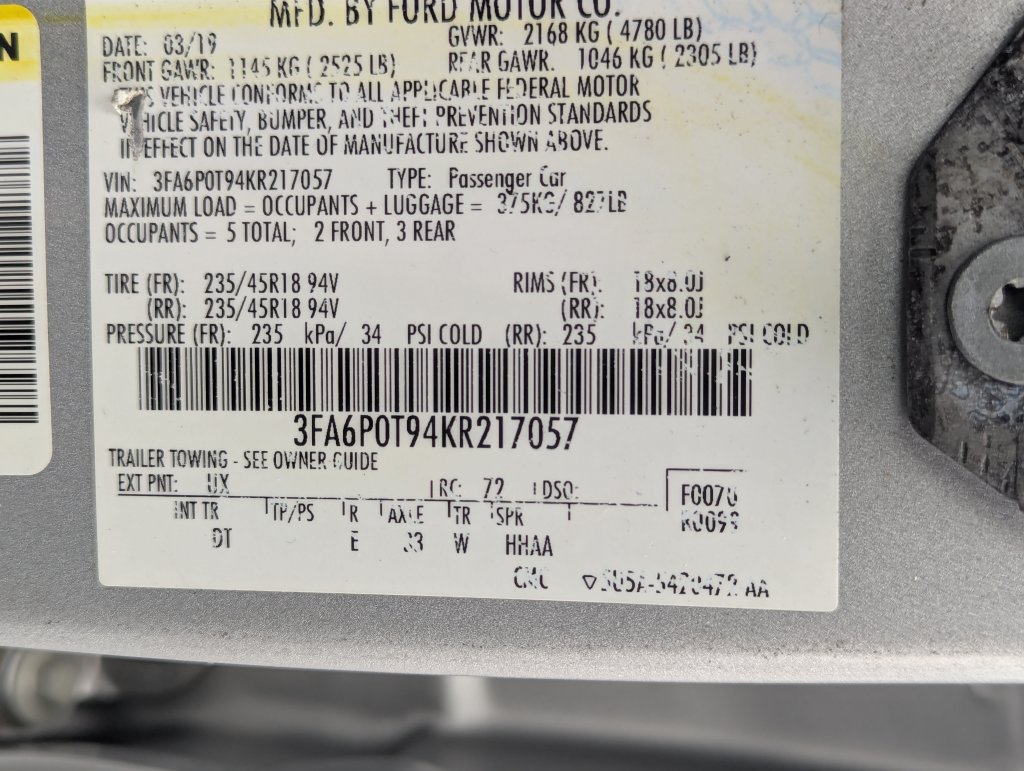 Used 2019 Ford Fusion SE AWD/4WD image 38