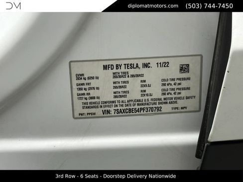 Used 2023 Tesla Model X AWD/4WD image 45
