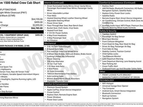 Used 2025 RAM 1500 Rebel w/ Rebel Level 1 Equipment Group image 19