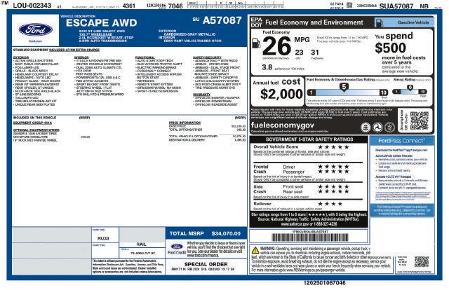 Used 2025 Ford Escape ST-Line Select AWD/4WD image 11