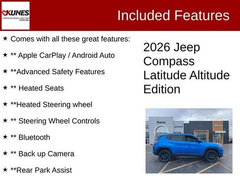 New 2026 Jeep Compass Latitude image 4