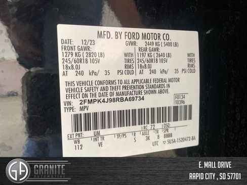 Used 2024 Ford Edge SEL AWD/4WD image 32