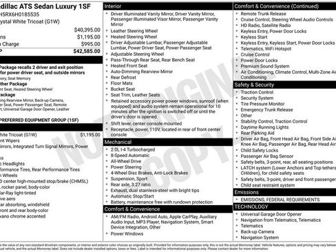 Used 2017 Cadillac ATS Luxury image 33