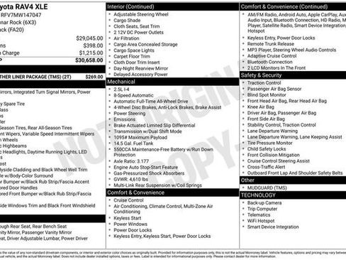 Certified 2021 Toyota RAV4 XLE AWD/4WD image 38