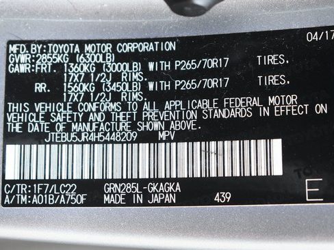 Used 2017 Toyota 4Runner TRD Off-Road Premium AWD/4WD image 33