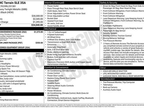 Used 2024 GMC Terrain SLE w/ Driver Convenience Package image 5