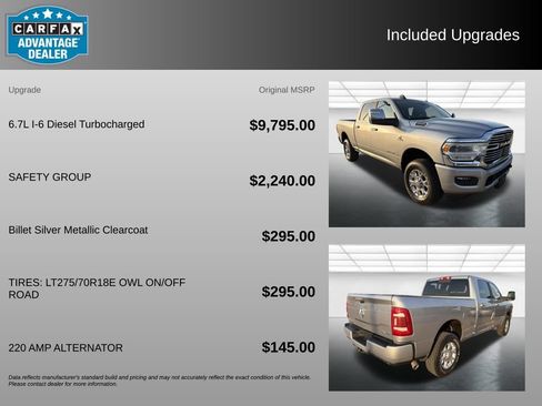 Used 2024 RAM 2500 Laramie w/ Safety Group AWD/4WD image 3