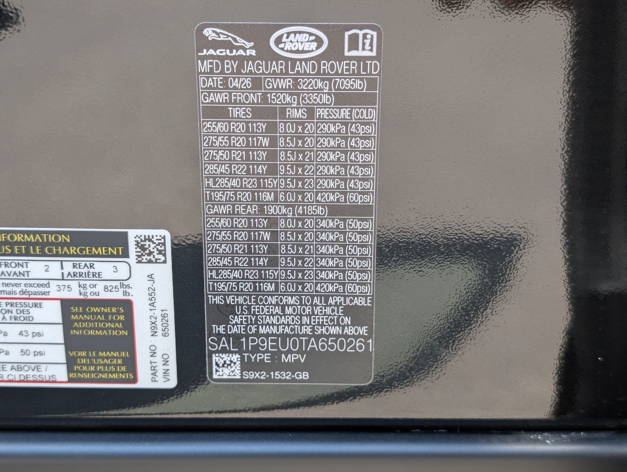 New 2026 Land Rover Range Rover Sport SE AWD/4WD image 34
