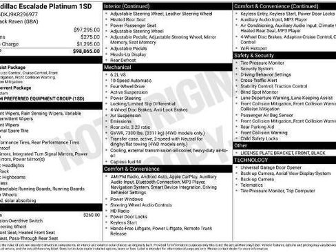 Used 2019 Cadillac Escalade Platinum image 17