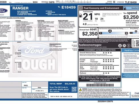 New 2026 Ford Ranger Lariat AWD/4WD image 7