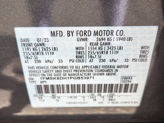 Certified 2023 Ford Explorer XLT w/ Equipment Group 202A AWD/4WD image 26