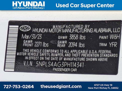 Used 2023 Hyundai Elantra SEL w/ Convenience Package image 34