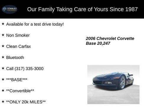 Used 2006 Chevrolet Corvette Convertible w/ Preferred Equipment Group image 9
