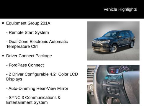 Used 2019 Ford Explorer XLT w/ Equipment Group 201A image 13