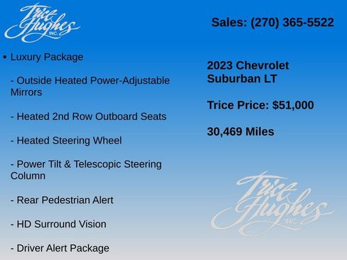 Used 2023 Chevrolet Suburban LT w/ Luxury Package AWD/4WD image 14