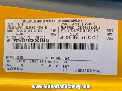 Used 2019 Ford E-350 and Econoline 350 Super Duty RWD image 27