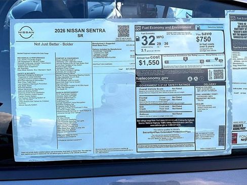 New 2026 Nissan Sentra SR image 13