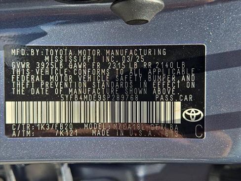 Used 2025 Toyota Corolla LE FWD image 20
