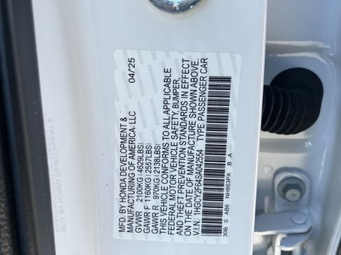 Certified 2025 Honda Accord EX-L image 36