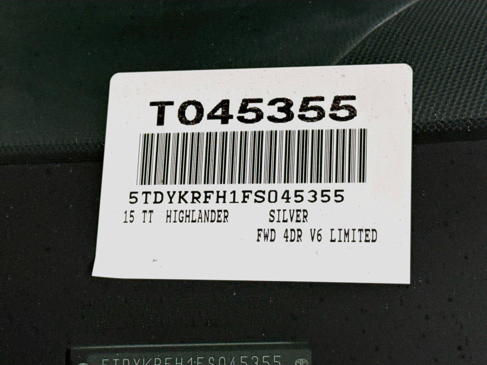 Used 2015 Toyota Highlander Limited FWD image 49