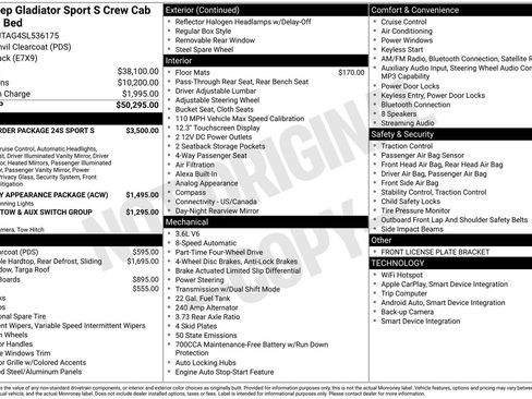 Used 2025 Jeep Gladiator Sport AWD/4WD image 42