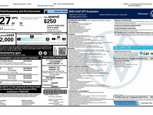 Used 2024 Volkswagen GTI Autobahn image 4