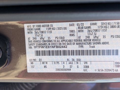 Used 2022 Ford F150 XLT w/ Equipment Group 301A Mid image 34