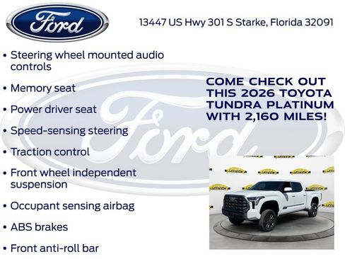 Used 2026 Toyota Tundra Platinum AWD/4WD image 25