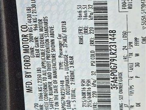 Used 2020 Ford Fusion S image 22