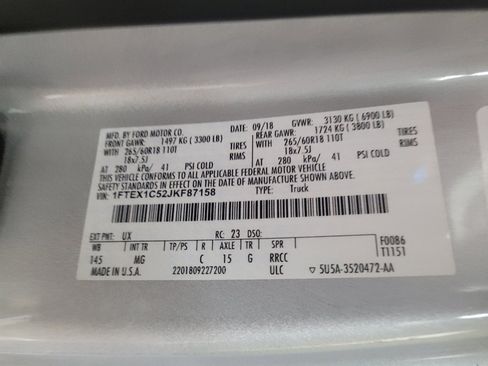 Used 2018 Ford F150 XLT w/ Equipment Group 301A Mid image 33