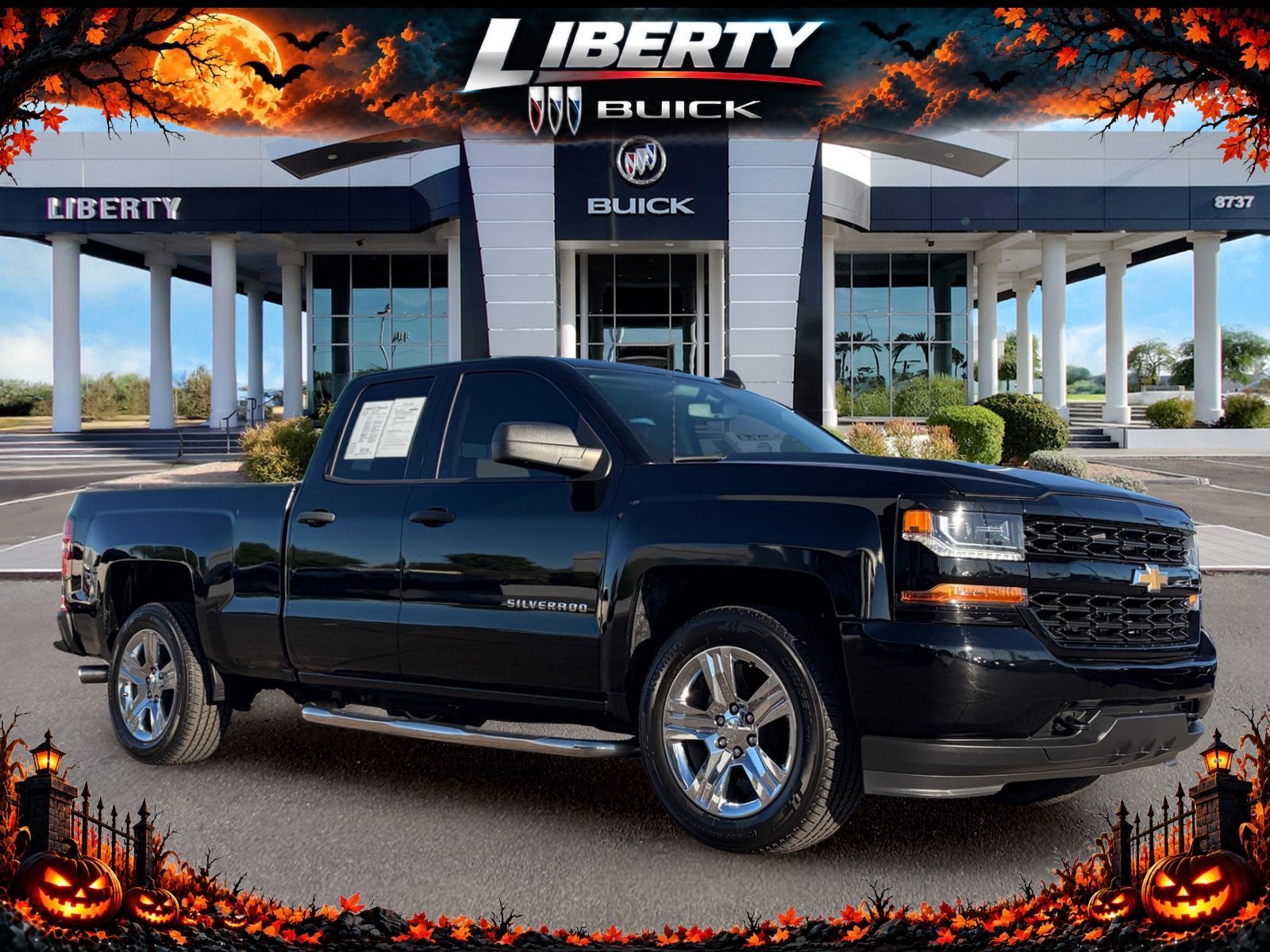 Used 2018 Chevrolet Silverado 1500 Custom w/ Custom Convenience Package RWD image 1