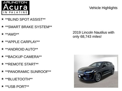 Used 2019 Lincoln Nautilus Reserve image 7