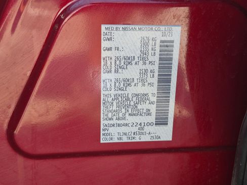 Used 2024 Nissan Pathfinder Rock Creek AWD/4WD image 33