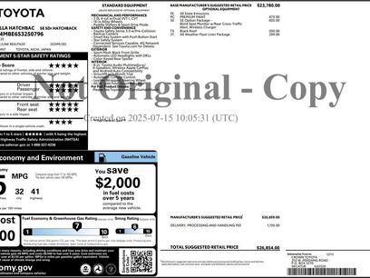 Used 2025 Toyota Corolla SE