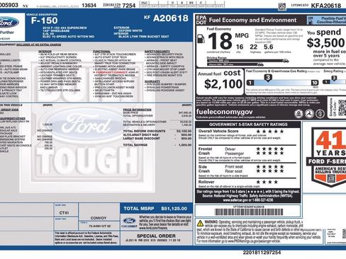 Used 2019 Ford F150 Lariat AWD/4WD image 58