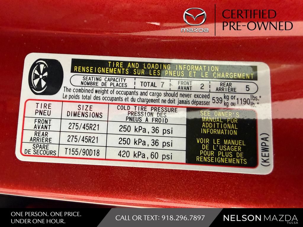 Certified 2026 MAZDA CX-90 3.3 Turbo w/ Premium Sport Pkg AWD/4WD image 59