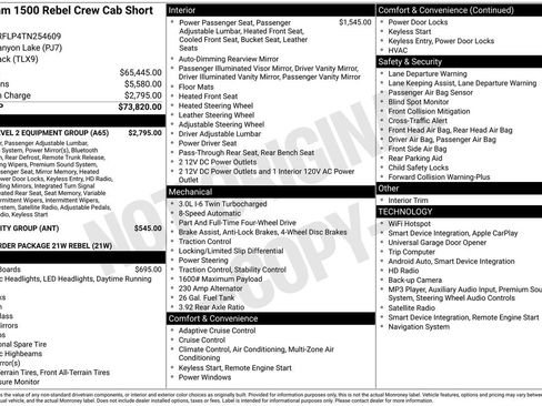 Used 2026 RAM 1500 Rebel w/ Rebel Level 2 Equipment Group AWD/4WD image 5