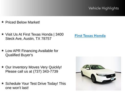 Used 2023 Honda Accord EX image 10