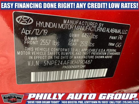 Used 2019 Hyundai Sonata SE FWD image 24