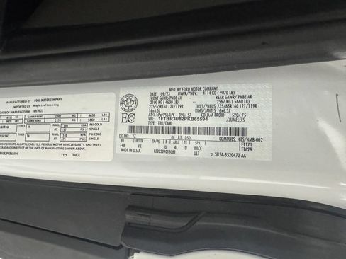 Used 2023 Ford Transit 250 148 High Roof Extended AWD w/ Load Area Protection Package image 37