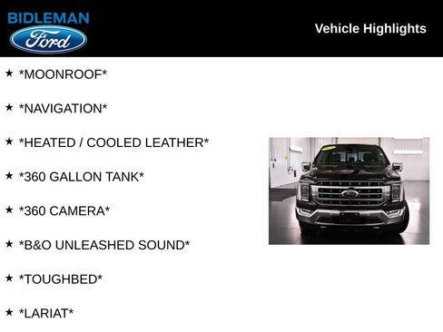 Used 2023 Ford F150 Lariat w/ Equipment Group 502A High AWD/4WD image 10