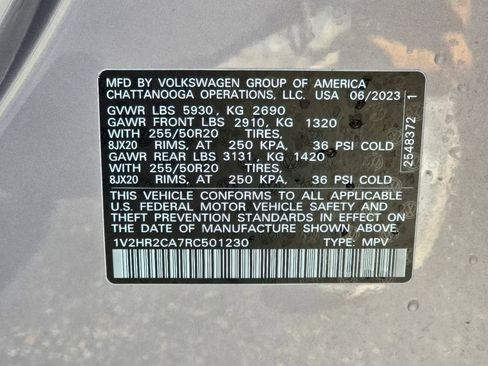 Used 2024 Volkswagen Atlas SE AWD/4WD image 35