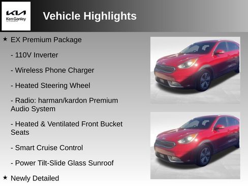 Used 2018 Kia Niro EX w/ EX Premium Package FWD image 2
