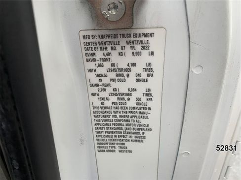 Used 2022 Chevrolet Express 3500 w/ Power Convenience Package RWD image 17