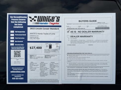 Used 2022 Lincoln Corsair AWD w/ Premium Package image 32
