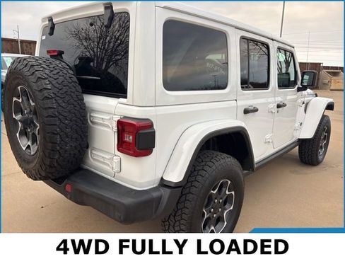 Used 2022 Jeep Wrangler Unlimited Rubicon 4xe w/ Steel Bumper Group image 3